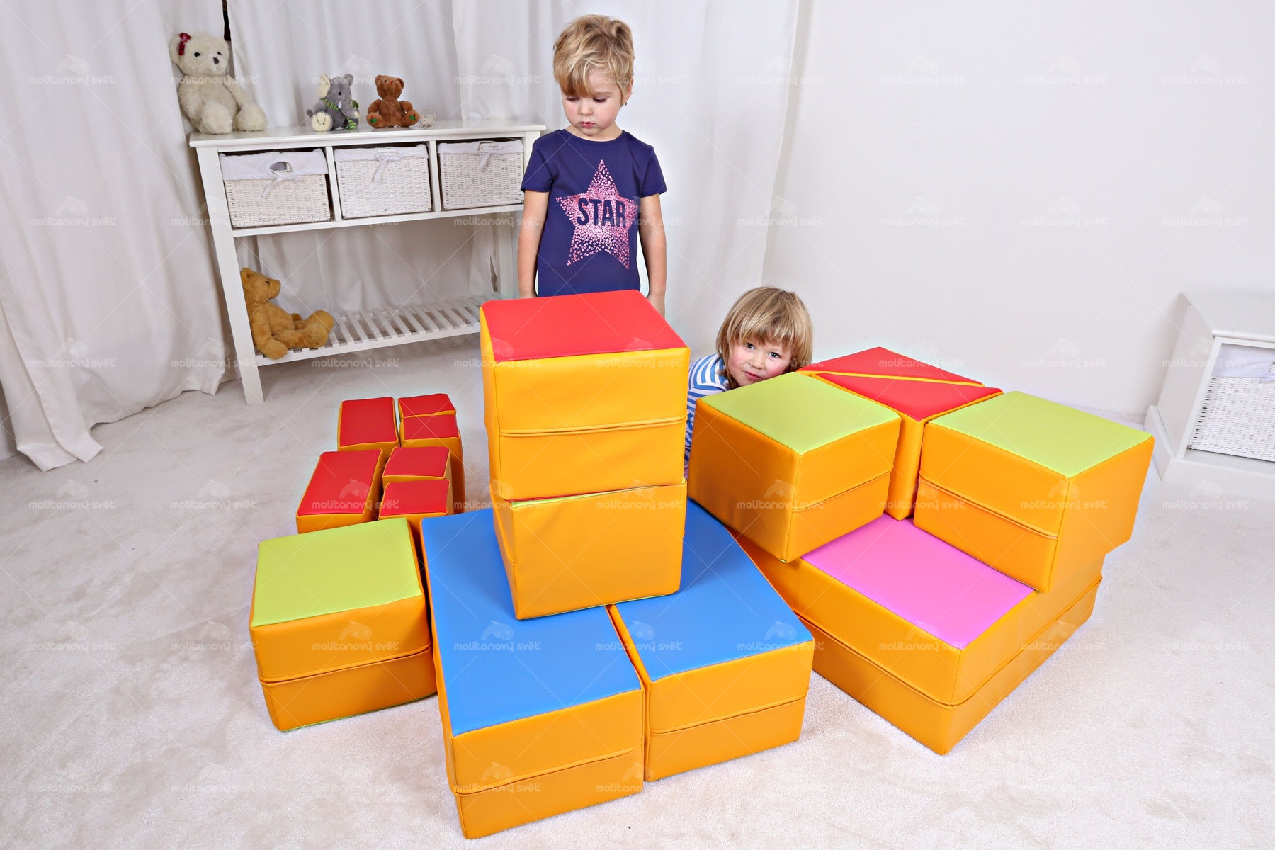 Montessori Kupka - molitanová stavebnice
